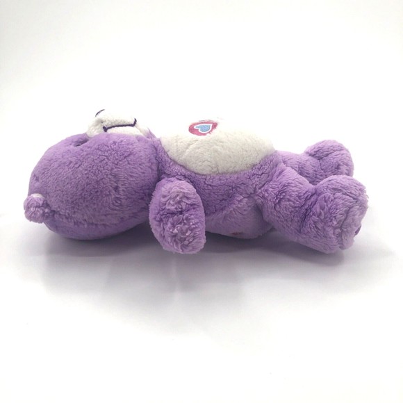 Care Bears Share Bear Purple Plush Lollipop Tummy Stuffed Animal 2002 TCFC 12" - Picture 4 of 12